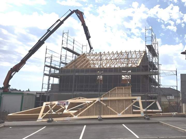 Charpente industrielle Granges-Aumontzey